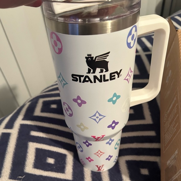 Stanley Other - Stanley White Tumbler with Multicolor Pattern